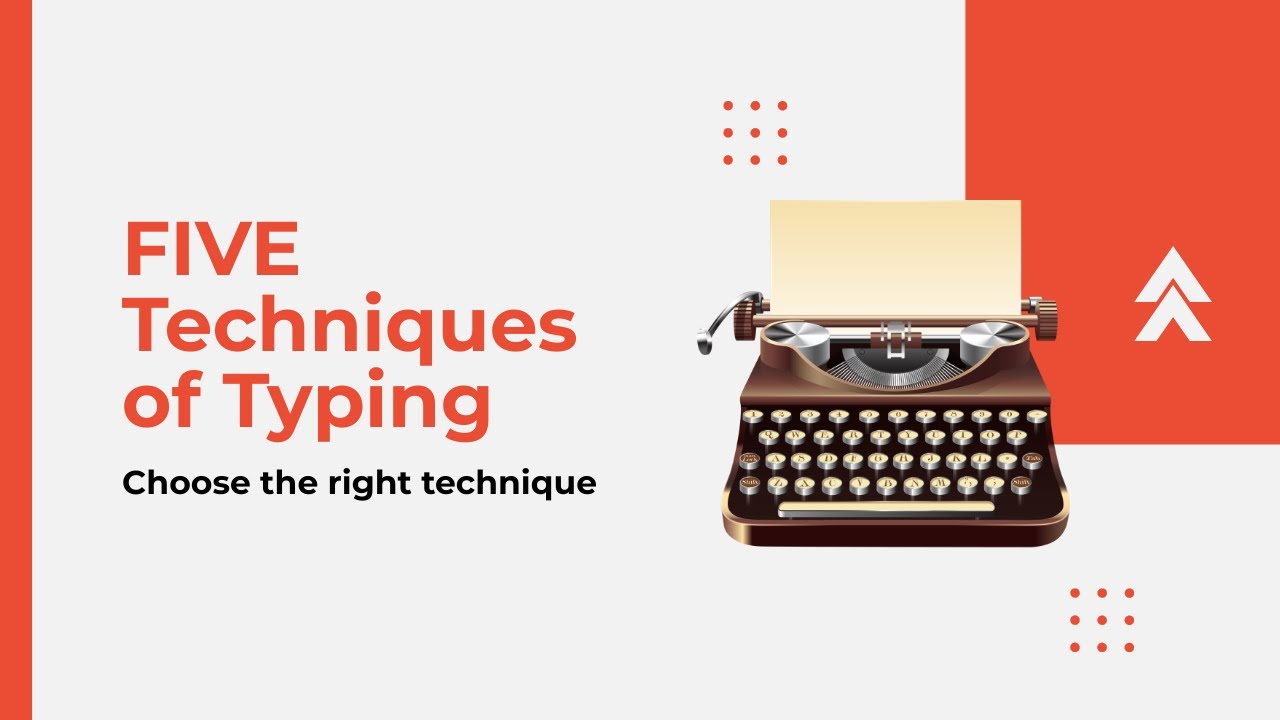 Video thumbnail for 5 Typing Techniques Explained | Hunt & Peck, Touch Typing, Hybrid, Buffering & Thumbing