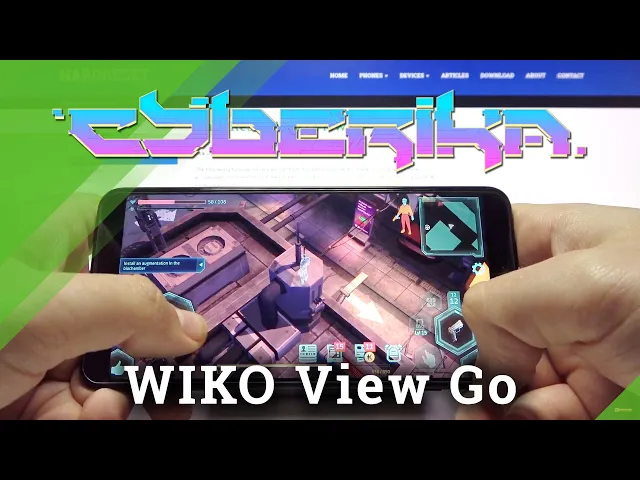 Video thumbnail for Wiko View Go - Cyberika Game Test