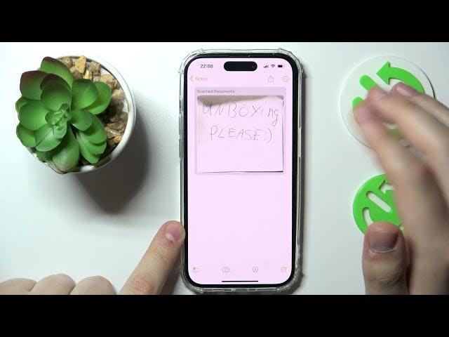 Video thumbnail for How to Scan on the iPhone 14 Series Device - Plus / Pro / Pro Max