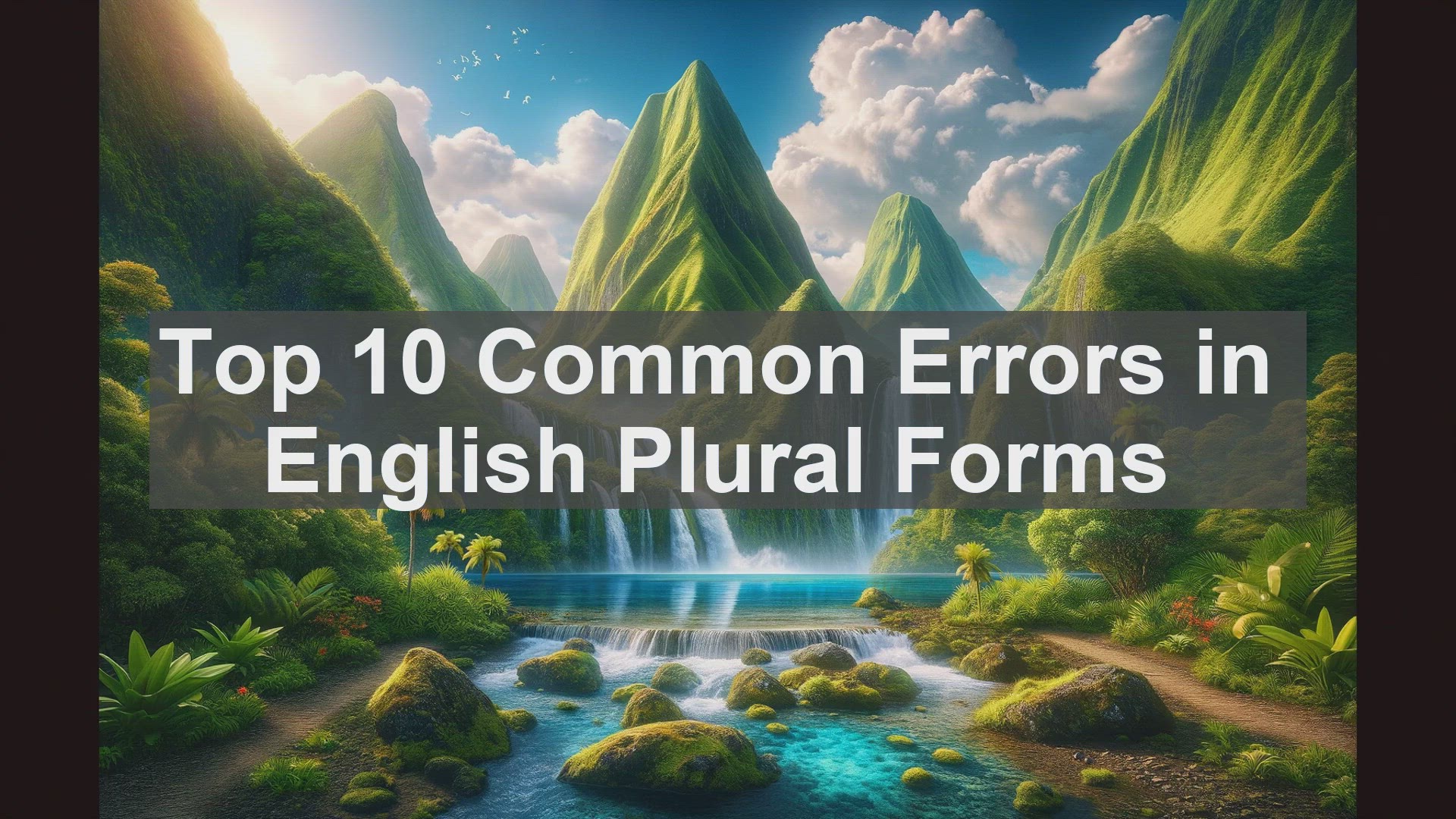 'Video thumbnail for Top 10 Common Errors in English Plural Forms'
