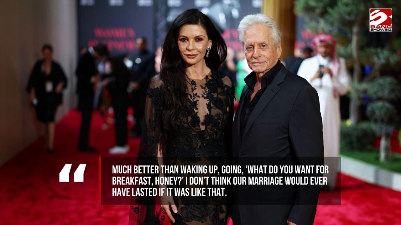 Video thumbnail for Catherine Zeta-Jones shares key to long marriage to Michael Douglas