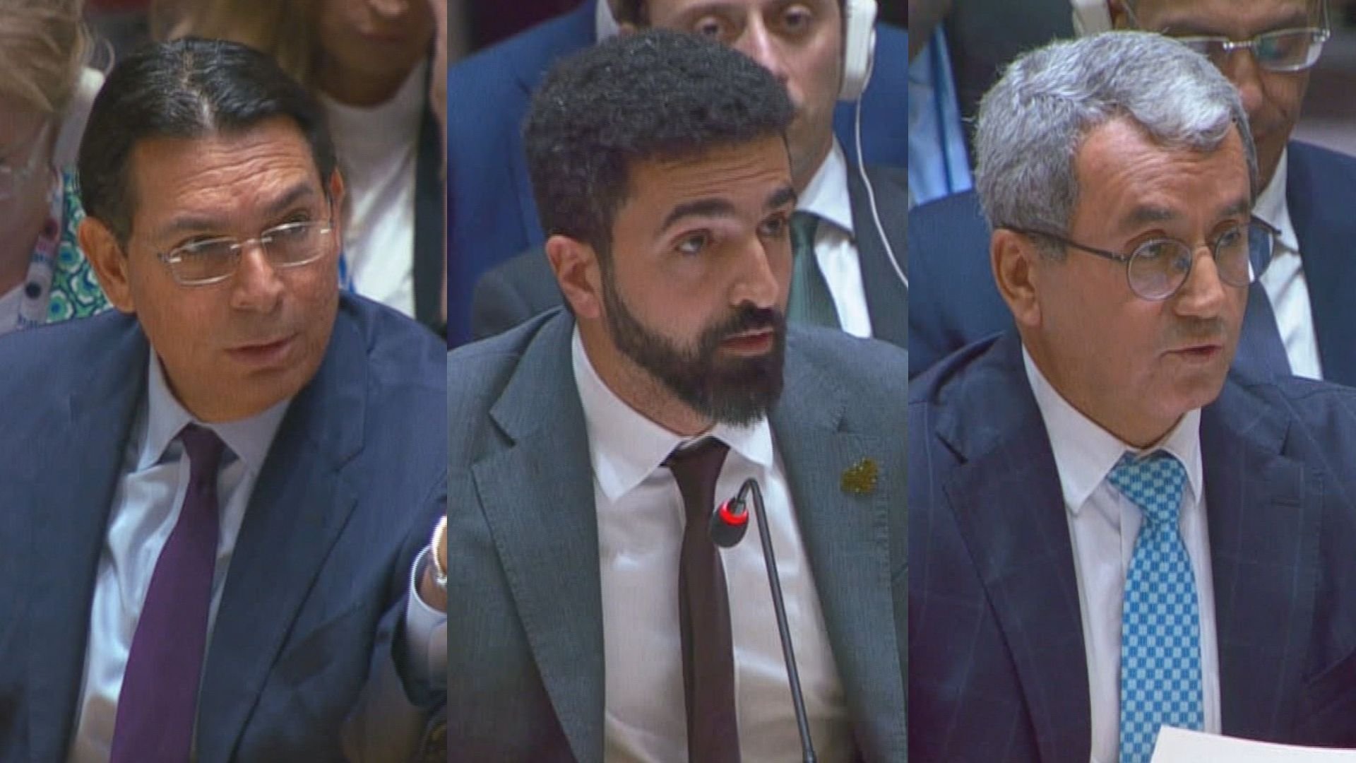 Video thumbnail for Israel and Turkiye clash at UN Security Council over military presence in Syria