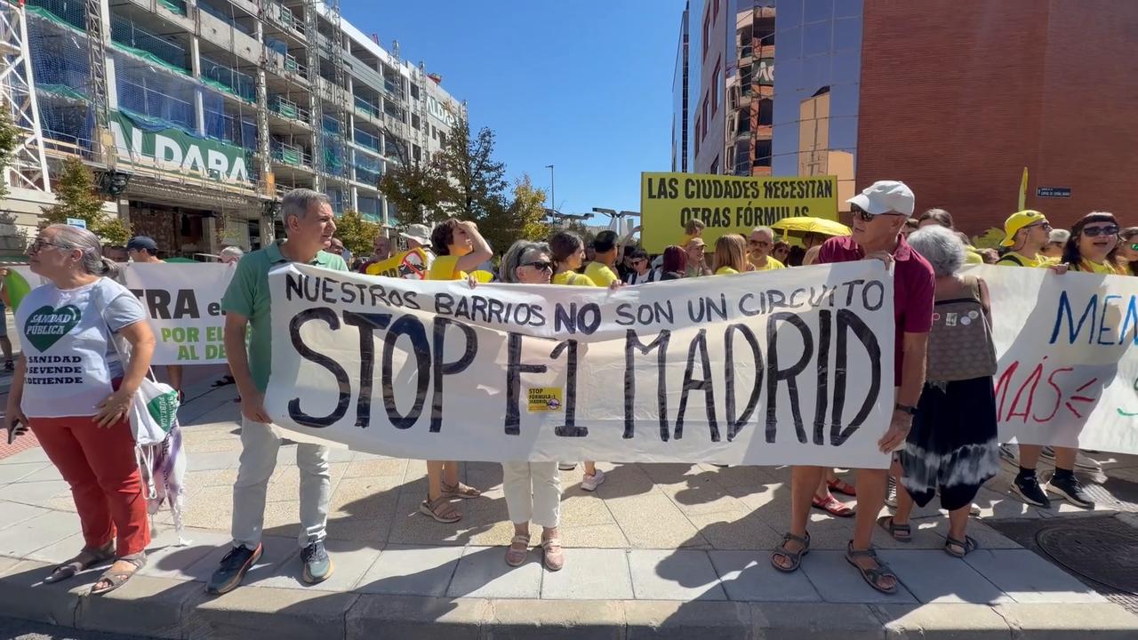 Video thumbnail for Spain: 20260913_Protest Against F1 Madring Circuit in Madrid_ h199_001.