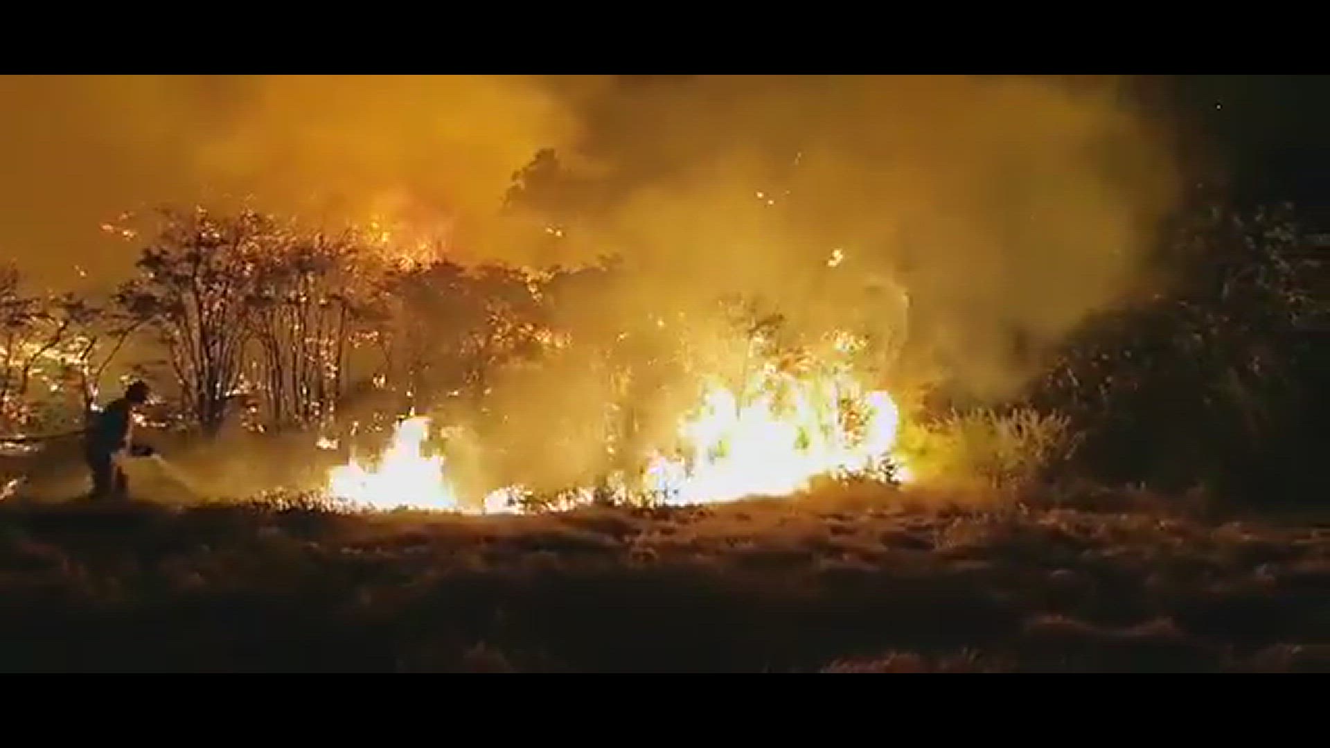 'Video thumbnail for Waldbrand im August 2019 in Valleseco Video 4'