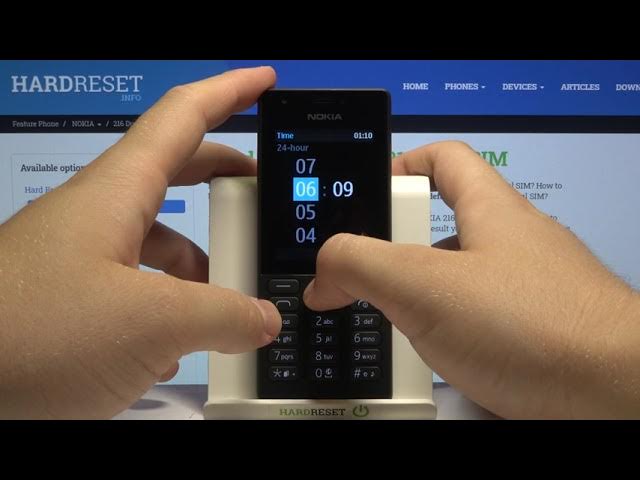 Video thumbnail for How to Change Date & Time in NOKIA 216 – Time Settings