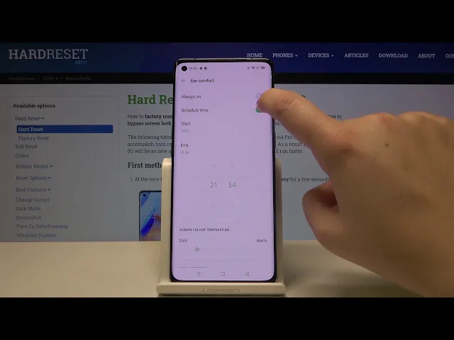 Video thumbnail for How to Enable Eye Comfort Mode on OPPO Reno4 Pro