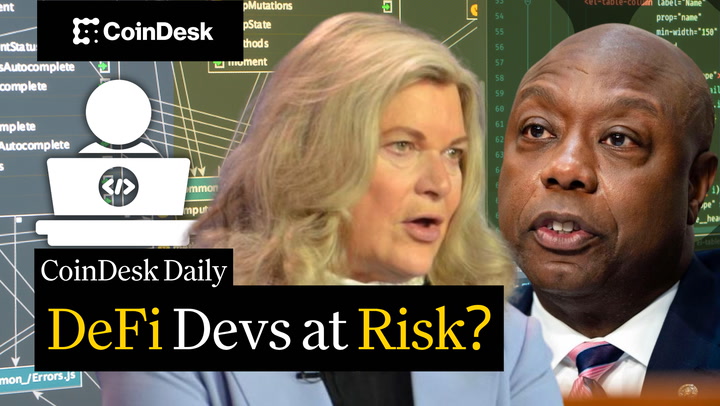 Video thumbnail for Clarity Act tweak could sweep DeFi devs into SEC rules