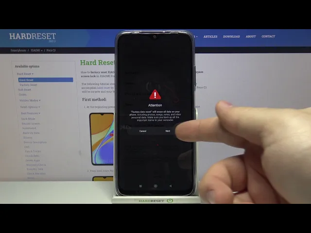 Video thumbnail for How to Hard Reset XIAOMI POCO C3 – Factory Reset by Settings
