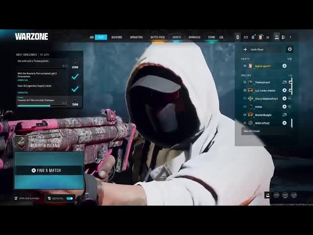 Video thumbnail for Warzone resurgence battle with enemies