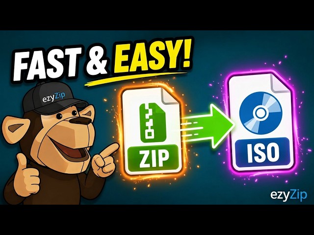 Video thumbnail for 📦 How to Convert ZIP to ISO Online Free | No Software Installation Required