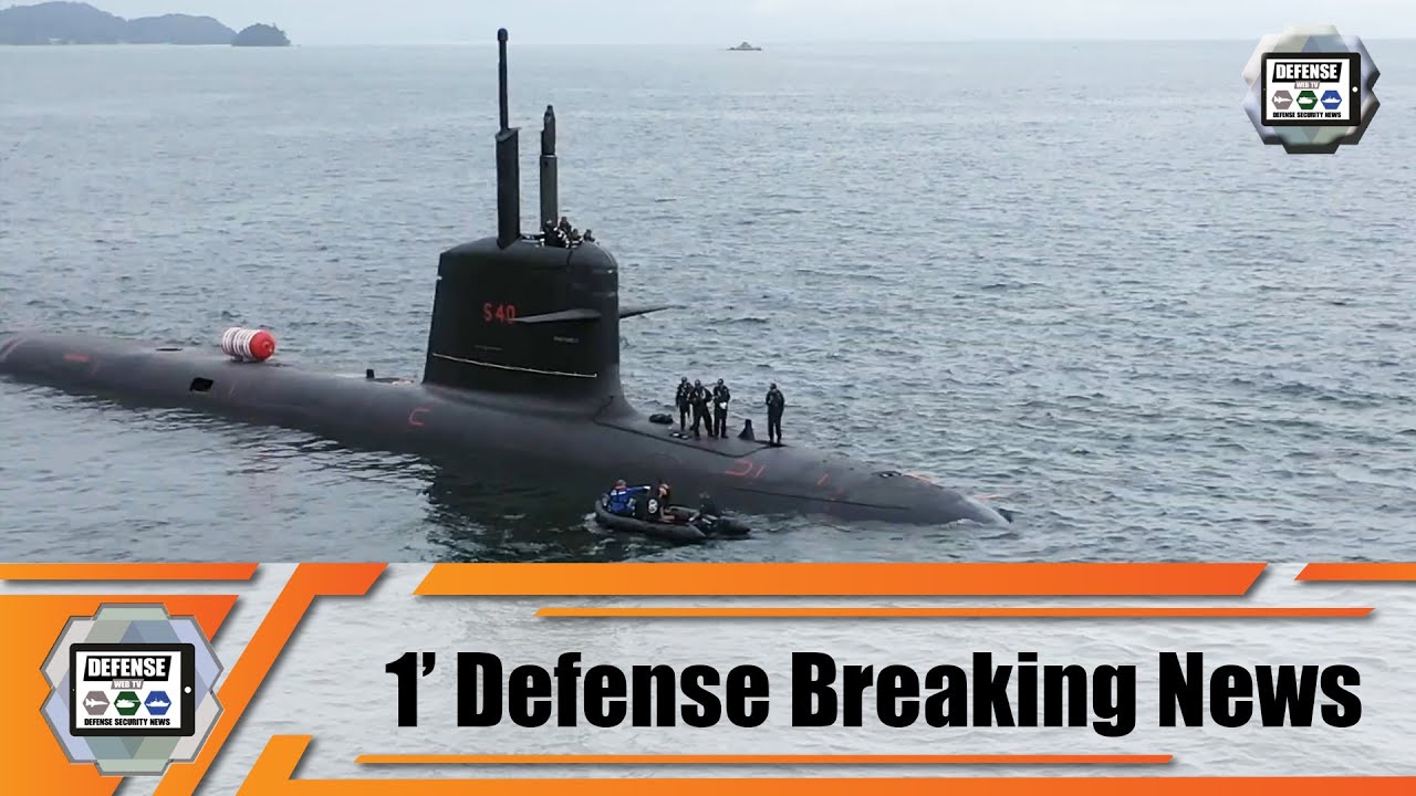Video thumbnail for Brazilian Navy conducts first immersion tests with its new Riachuelo S40 submarine 1' Breaking News