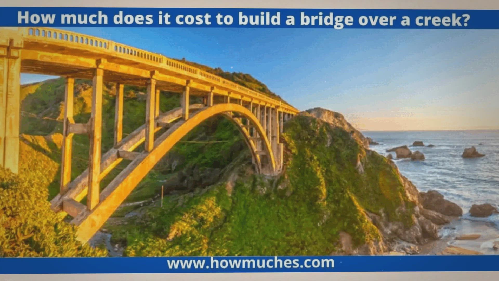 Video thumbnail for How Much Does It Cost To Build A Bridge Over A Creek?