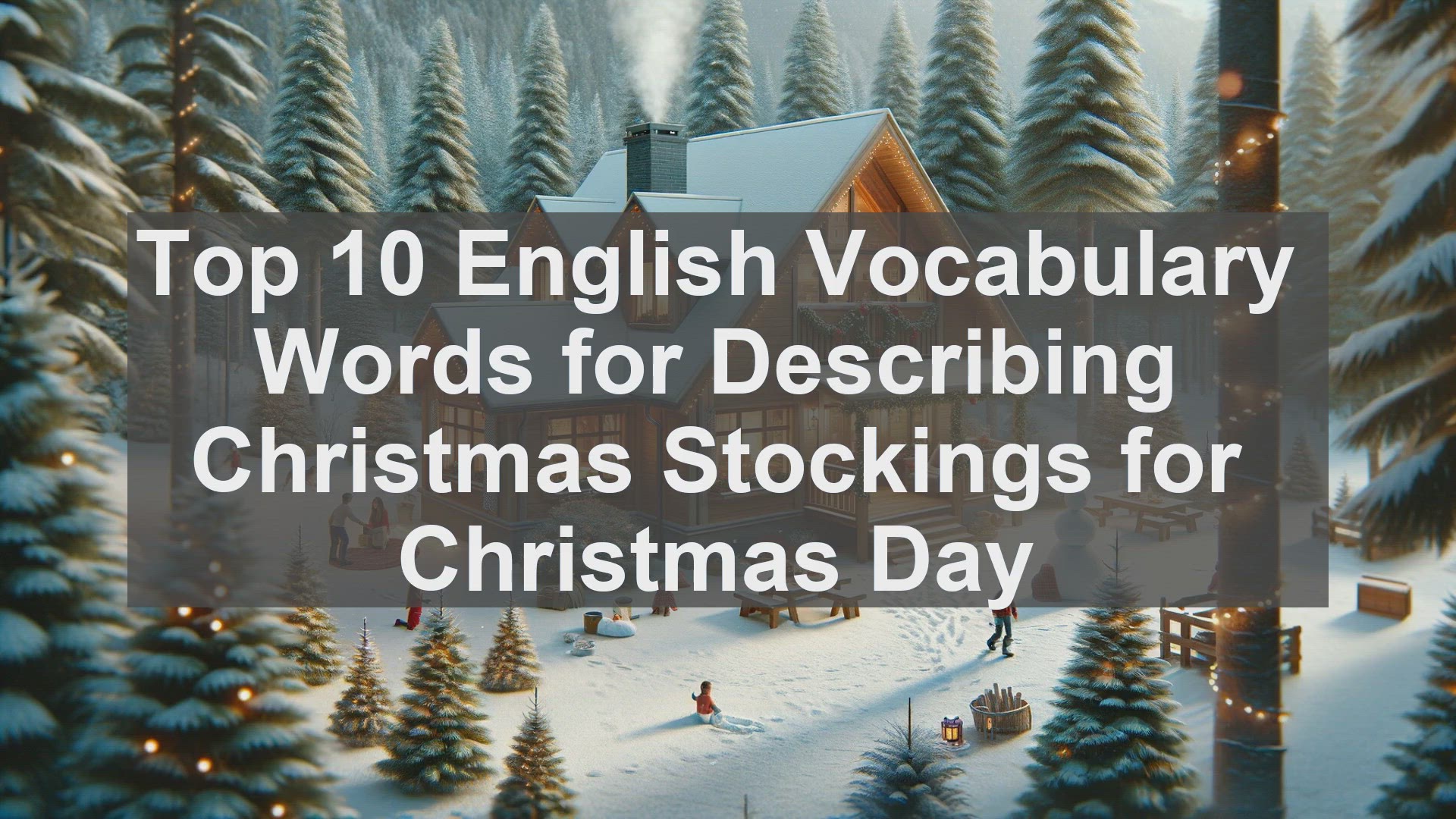 'Video thumbnail for Top 10 English Vocabulary Words for Describing Christmas Stockings for Christmas Day'