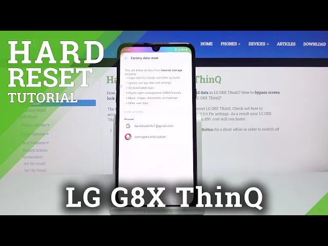 Video thumbnail for How to Hard Reset LG G8X ThinQ – Factory Reset Via Settings
