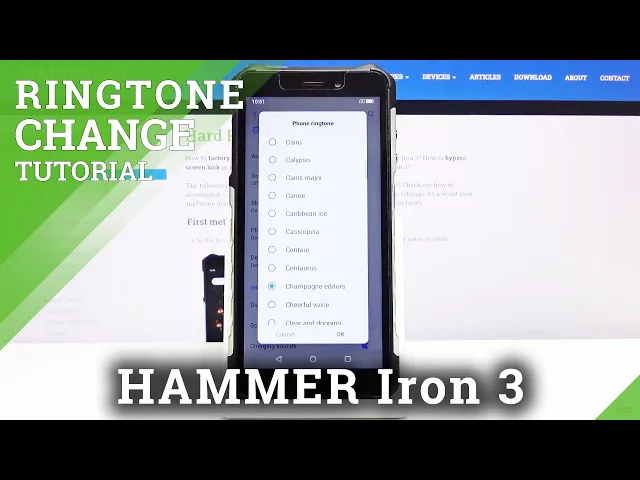 Video thumbnail for How to Change Ringtone in Hammer Iron 3 – Ringtone List