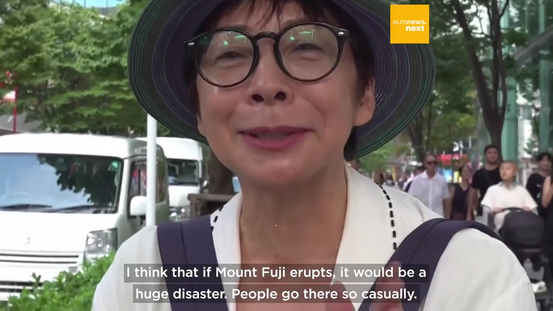 'Video thumbnail for Tokyo uses AI to warn residents to prepare for the worst with simulation of Mount Fuji erupting'