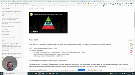 Video thumbnail for Ezoic  - What is EPMV? EPMV Explained (earnings per thousand visitors)