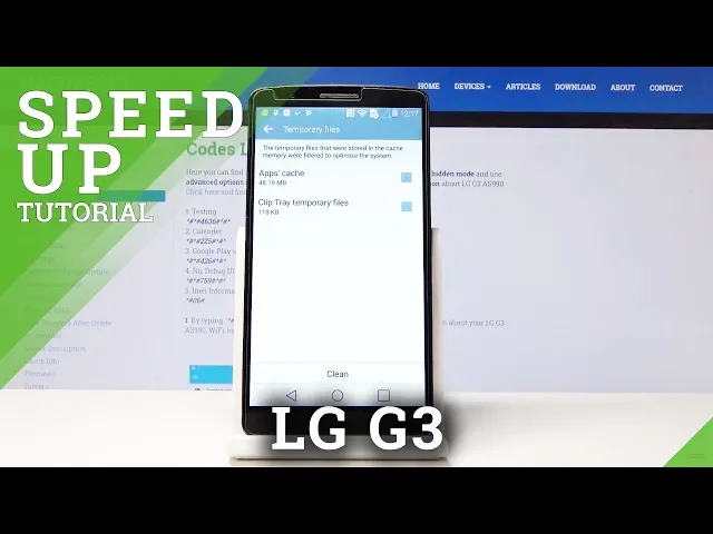 Video thumbnail for How to Speed Up LG G3 - Optimize Your Smartphone