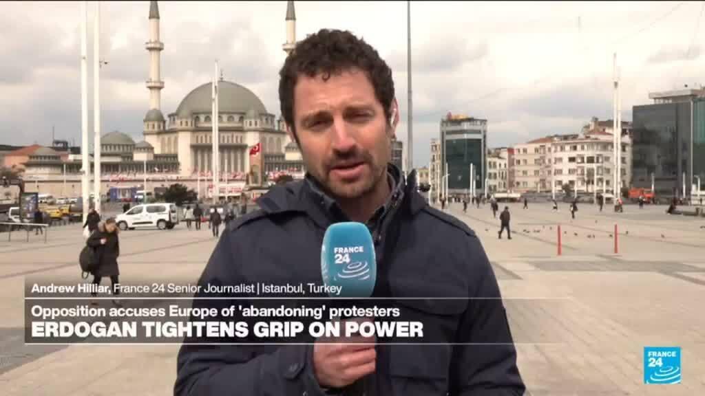 Video thumbnail for Turkish students stage another large protests in Istanbul and Ankara