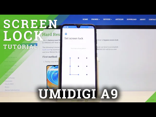 Video thumbnail for UMIDIGI A9 and Screen Lock Options - Change Lock Method