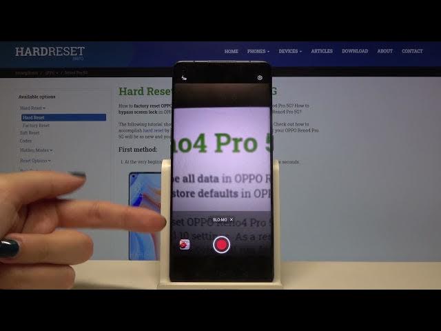 Video thumbnail for How to Record Slow Motion Video on OPPO Reno4 Pro – Make Video Slower
