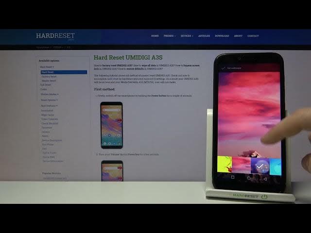 Video thumbnail for All Available Wallpapers on UMIDIGI A3S – Set Up Wallpaper