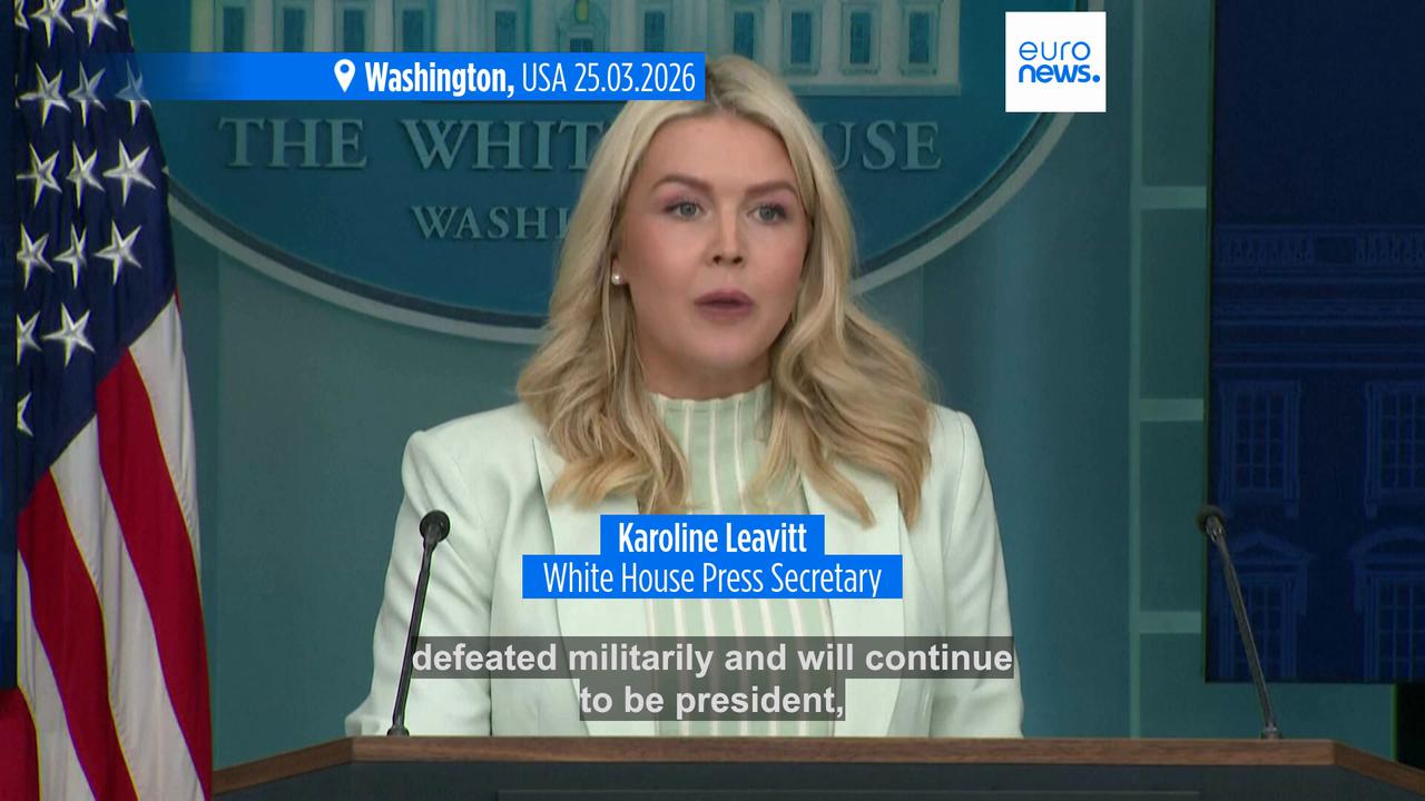 Video thumbnail for Donald Trump will 'unleash hell' if Iran doesn't make peace deal, White House says