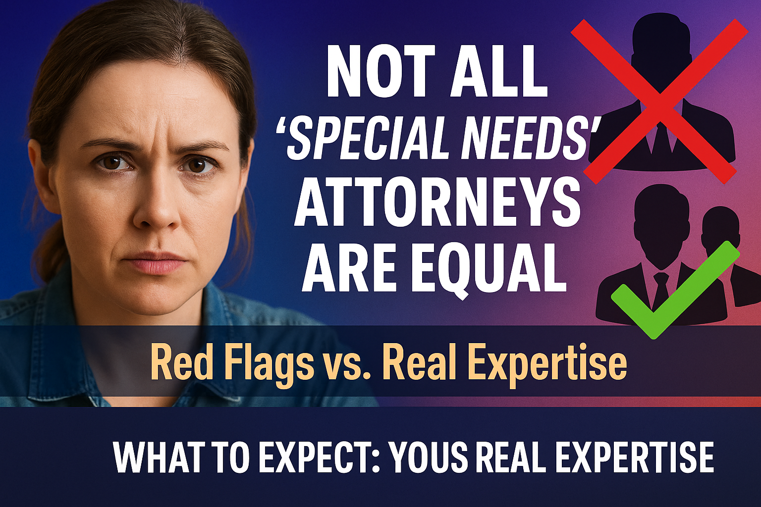 Video thumbnail for How to Find a Special Needs Estate Planning Attorney With Real Expertise | Red Flags, Credentials & Vetting Questions