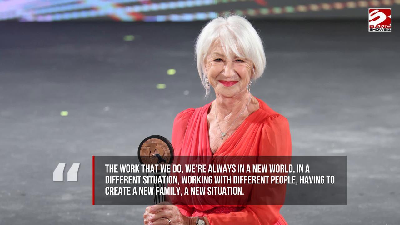 Video thumbnail for Dame Helen Mirren reiterates support for Tom Hardy
