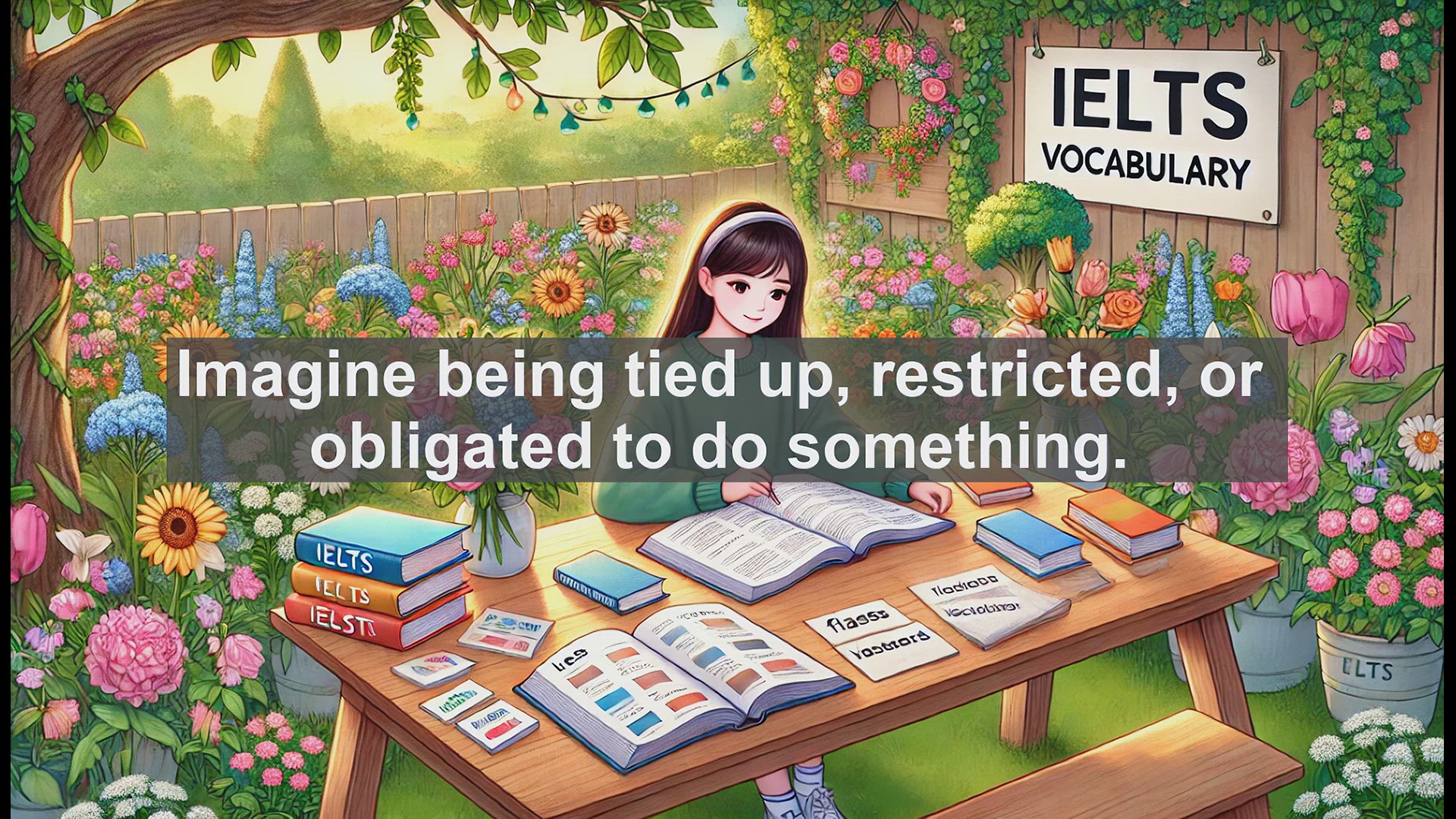 'Video thumbnail for 2500 Must Know IELTS 6.5 Vocabulary - Understanding 'Bound': A Versatile Word for IELTS Vocabulary'