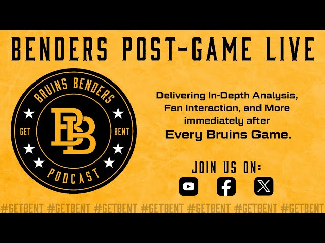'Video thumbnail for Bruins Benders Live: 10/16/24 vs. Colorado Avalanche'