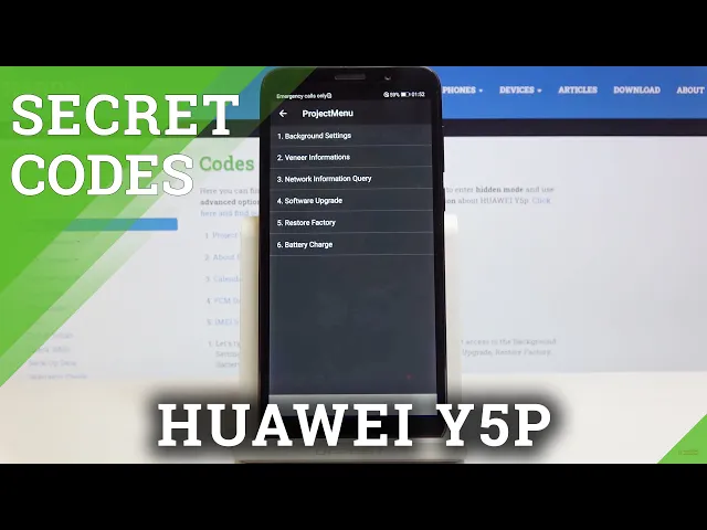 Video thumbnail for Secret Codes for HUAWEI Y5p – Testing Mode / Calendar Storage / IMEI Number