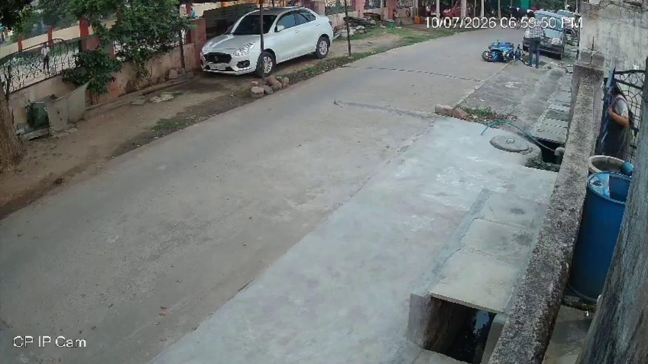 Video thumbnail for India: Sudden cow attack leaves scooter rider injured as routine journey turns chaotic.