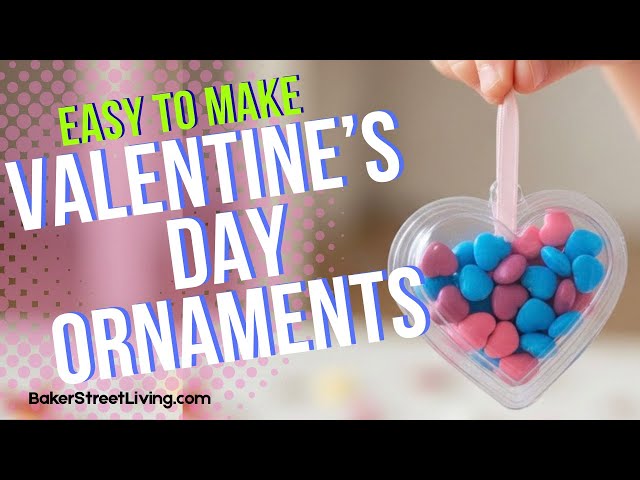 Video thumbnail for DIY Valentine’s Day Ornaments | Easy Candy-Filled Valentine Craft