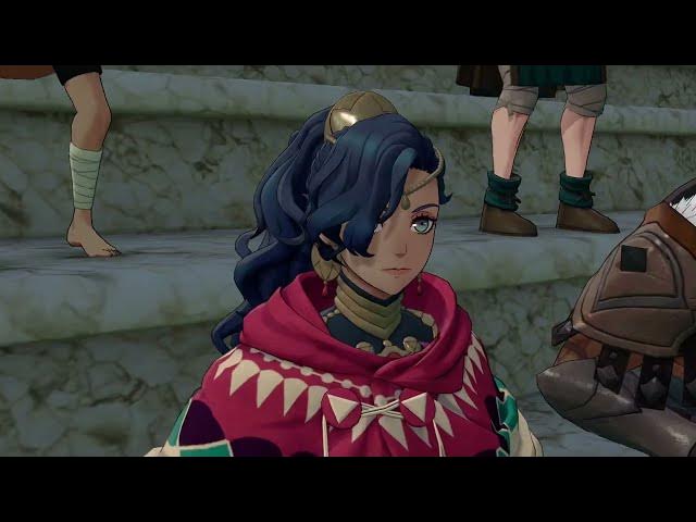 Video thumbnail for Fire Emblem: Fortune's Weave - 1 Leda Path Ch 4: Leda Recognizes Lechner Cutscene | The Story