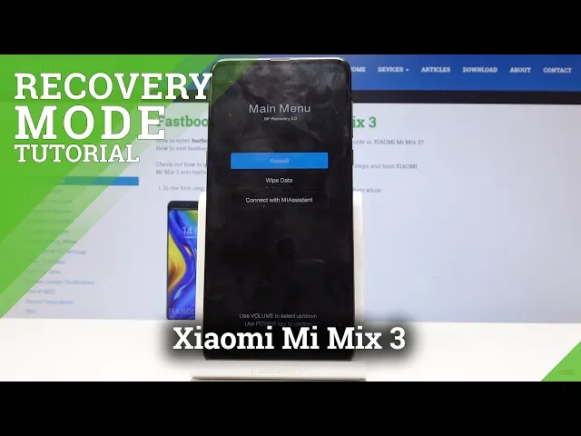 Video thumbnail for How to Activate Recovery Mode in Xiaomi Mi Mix 3 - Boot into Recovery