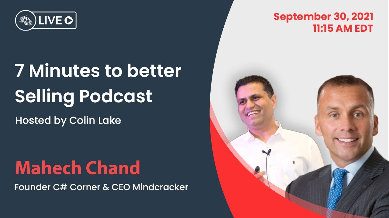 'Video thumbnail for 7 Minutes to better Selling Podcast Ep. 7'