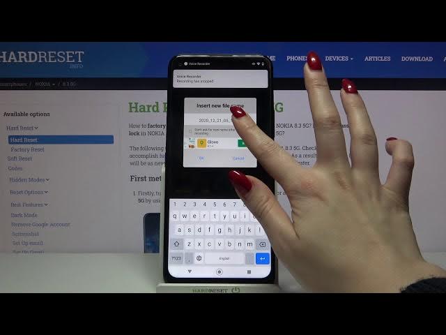 Video thumbnail for Voice Recorder – NOKIA 8.3 and Sounds Recording