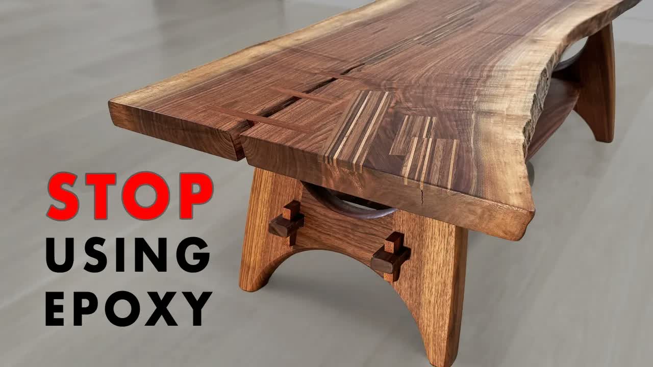 Video thumbnail for 3x3Custom - Tamar: Live Edge Furniture with a Twist! (3D Printed Jig Included)