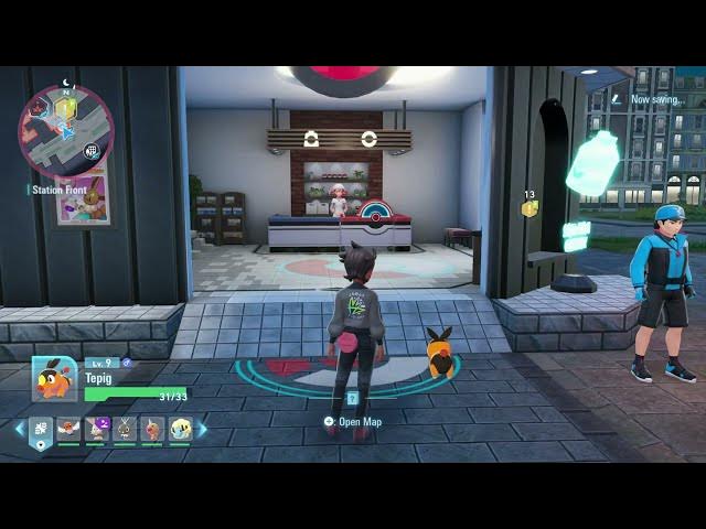 Video thumbnail for Pokémon Legends: Z-A - 04 Battling In The Z-A Royale: Travel Spots Fast Travel Gameplay | NS2