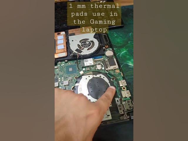 Video thumbnail for Thermal pad in gaming laptop  #laptop #laptopheating #thermal_paste