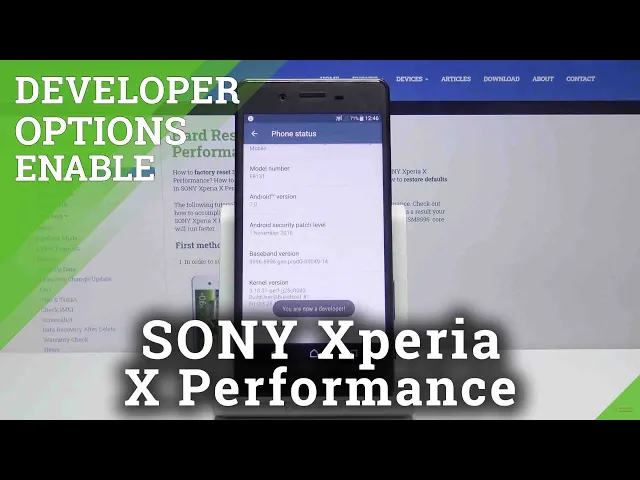 Video thumbnail for How to Enable Developer Options in SONY Xperia X Performance – Developer Features