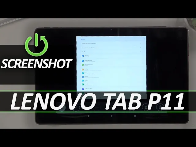 Video thumbnail for How to Take Screenshot on LENOVO Tab P11 - Capture Screen Method
