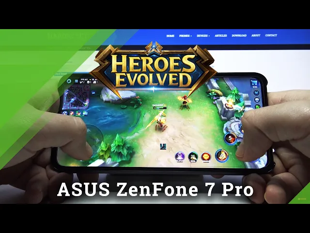 Video thumbnail for Asus ZenFone 7 Pro - Evolved Heroes Moba Gameplay