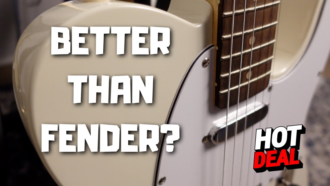 Video thumbnail for BETTER THAN FENDER? Unboxing, Sound Demo & Review - Squier Affinity Telecaster (2022)