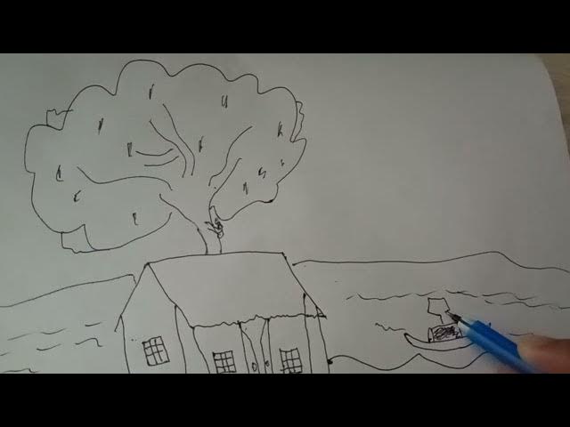 Video thumbnail for How to draw a boat with a river