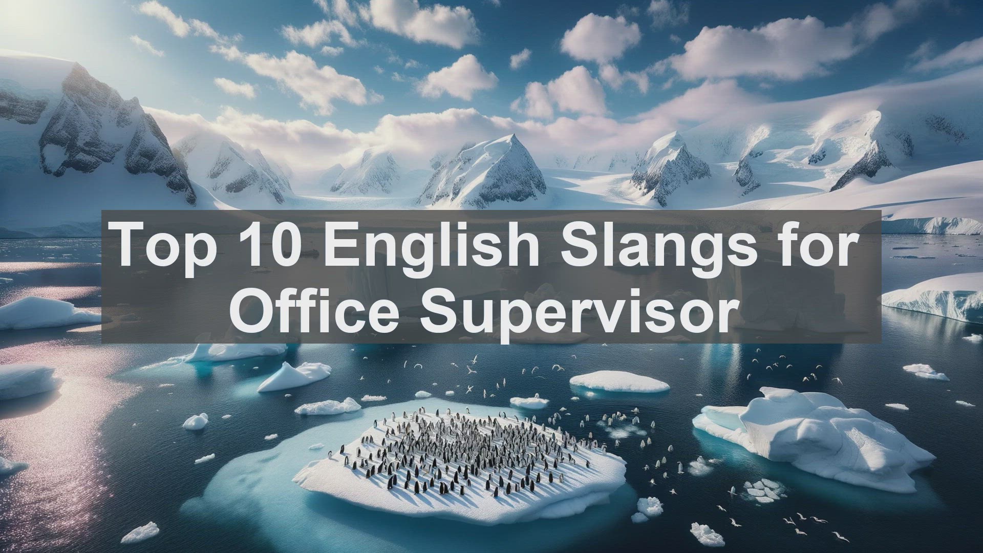 'Video thumbnail for Top 10 English Slangs for Office Supervisor'