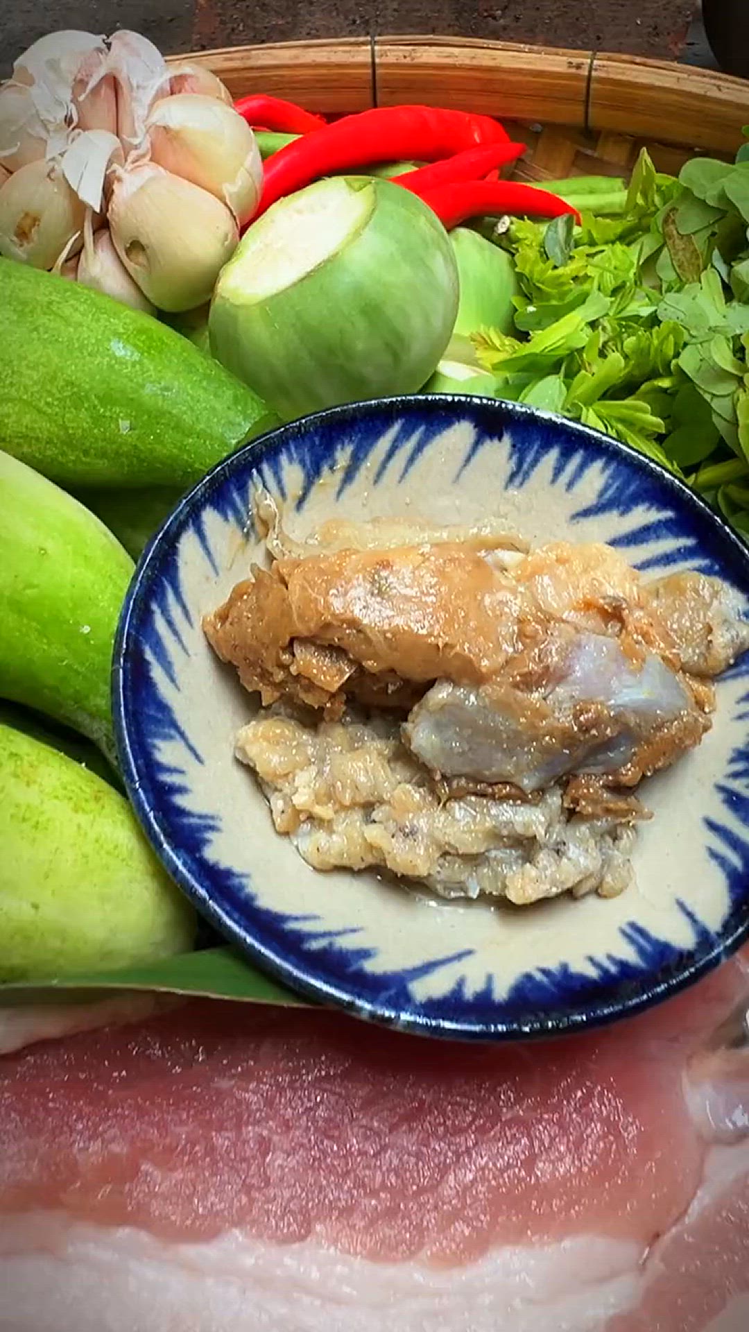 Video thumbnail for KHMER TRADITIONAL FOOD GRILLED PRAHOK (Full Video in Youtube Fooda Tasty) #tiktokfood #foodatasty #food #asmr