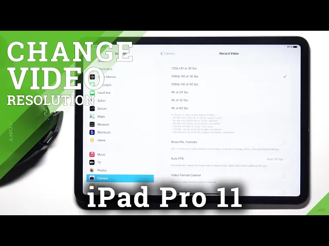 Video thumbnail for How to Change Video Resolution in iPad Pro 11 - Record High Definition Videos