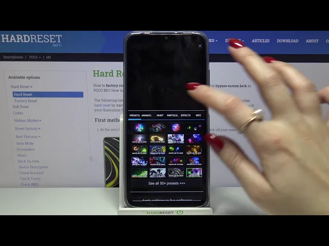 Video thumbnail for How to Download and Apply Animated Wallpaper in Poco M3 – Magic Fluids